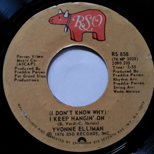 Yvonne Elliman : Love Me (7", Single)