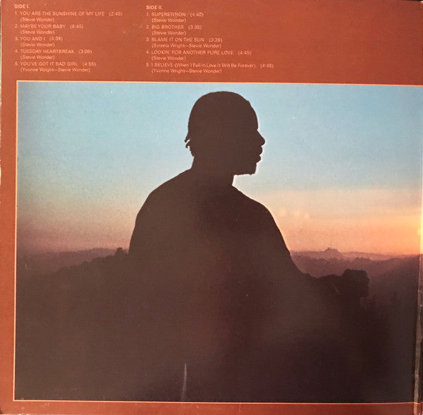 Stevie Wonder : Talking Book (LP, Album, RP, Mon)