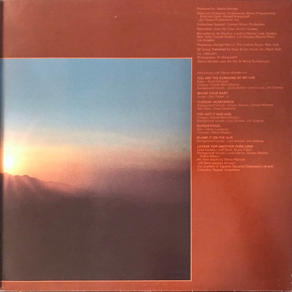 Stevie Wonder : Talking Book (LP, Album, RP, Mon)