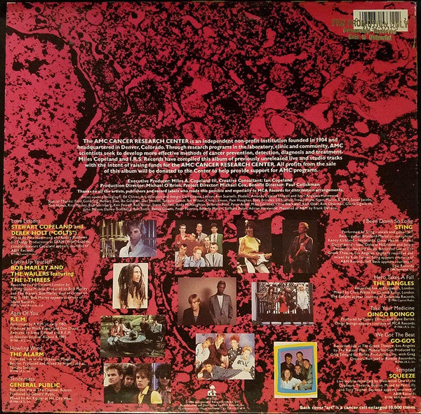 Various : Live! For Life (LP, Album, Pin)