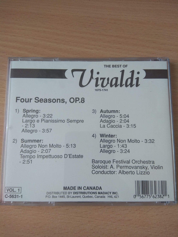 Antonio Vivaldi : The Best of Vivaldi Vol. 1 (CD)
