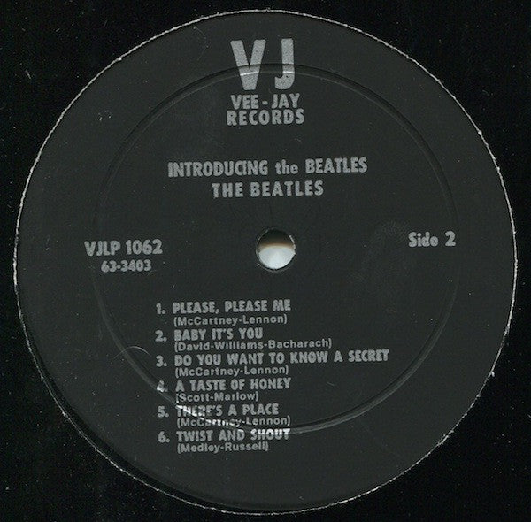 The Beatles : Introducing... The Beatles (LP, Album, Mono, Bla)