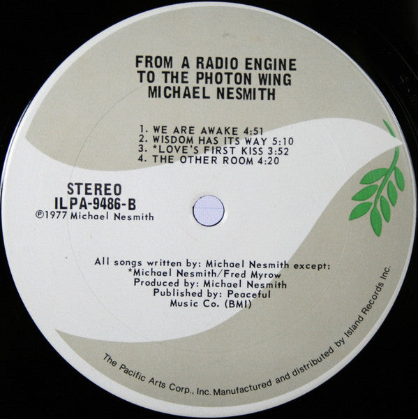 Michael Nesmith : From A Radio Engine To The Photon Wing (LP, Album, San)