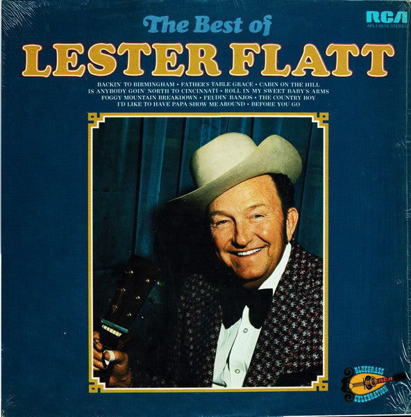 Lester Flatt : The Best Of Lester Flatt (LP, Comp, RE)
