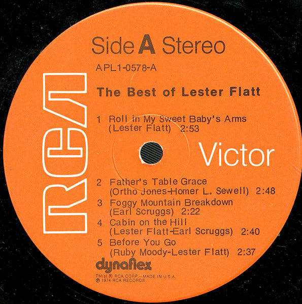 Lester Flatt : The Best Of Lester Flatt (LP, Comp, RE)