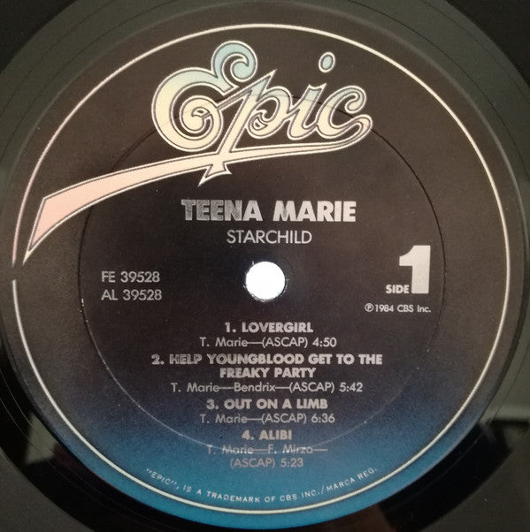 Teena Marie : Starchild (LP, Album, Pit)