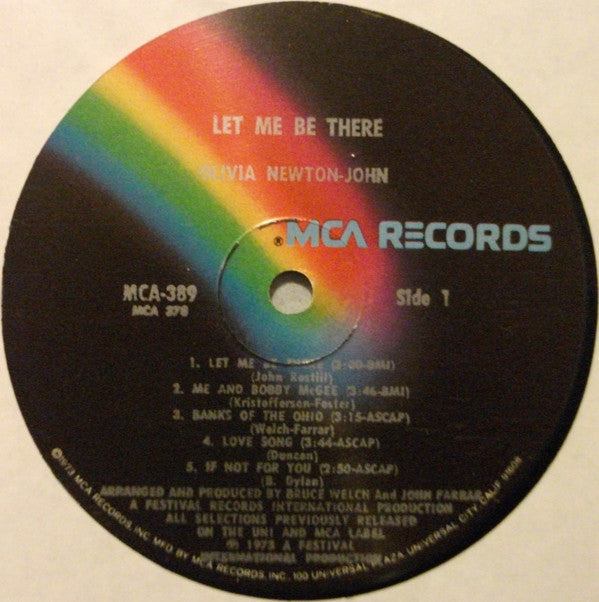 Olivia Newton-John : Let Me Be There (LP, Album, Glo)