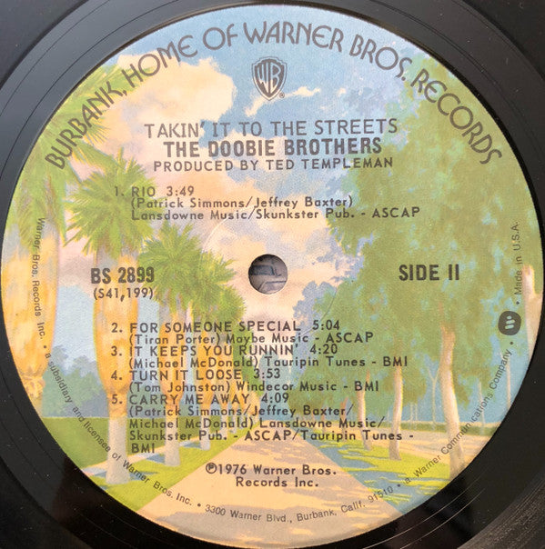 The Doobie Brothers : Takin' It To The Streets (LP, Album)
