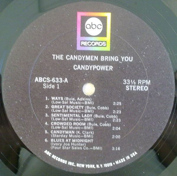 The Candymen : The Candymen Bring You Candy Power (LP, Album)