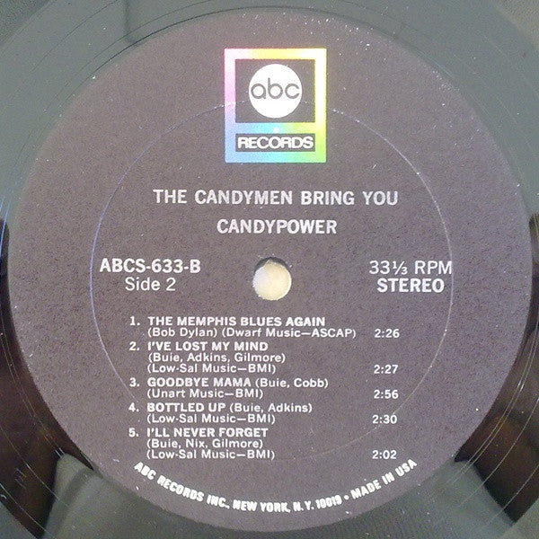 The Candymen : The Candymen Bring You Candy Power (LP, Album)