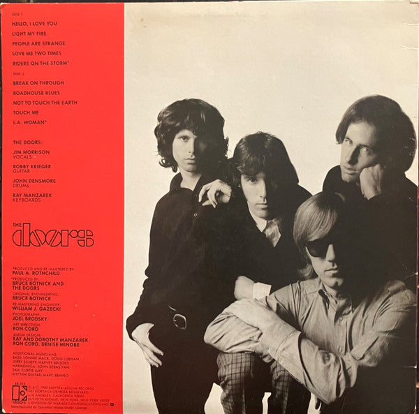 The Doors : Greatest Hits (LP, Comp, Club, RM, Ter)