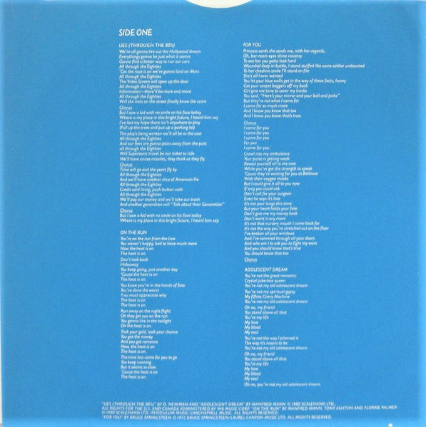Manfred Mann's Earth Band : Chance (LP, Album, Win)