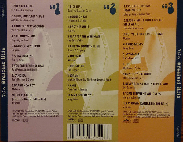 Various : 70's Greatest Hits (3xCD, Comp)