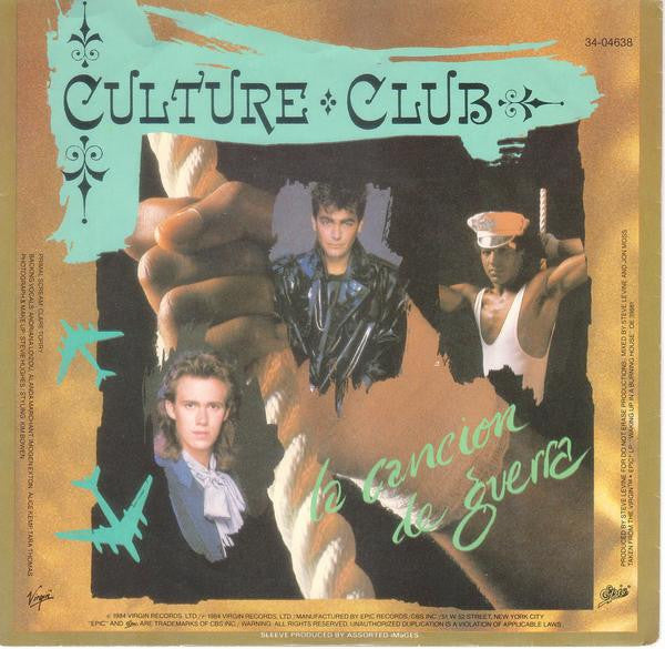 Culture Club : The War Song (7", Single, Styrene, Pit)