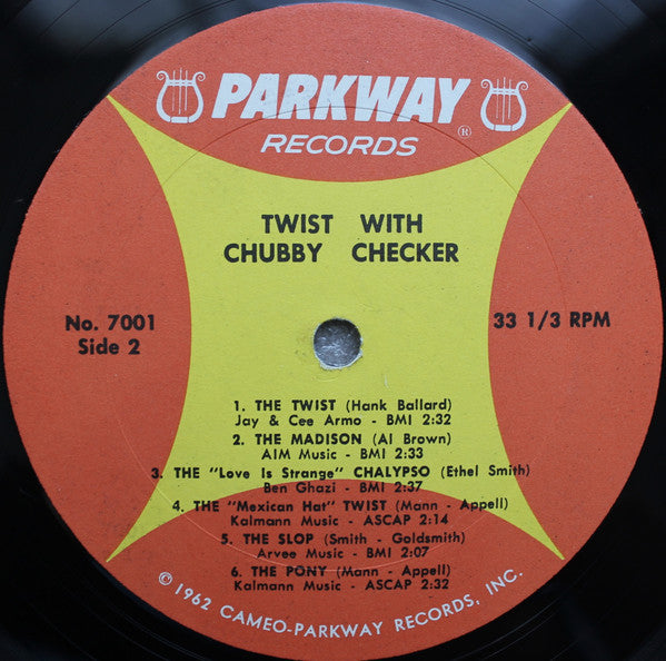 Chubby Checker : Twist With Chubby Checker (LP, Album, Mono, RE)