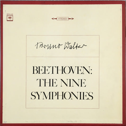 Bruno Walter, Ludwig van Beethoven : The Nine Symphonies (7xLP, Comp, RE + Box)