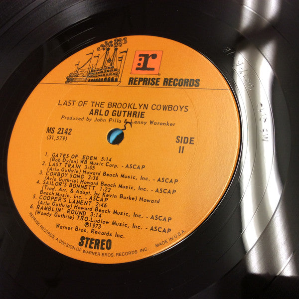 Arlo Guthrie : Last Of The Brooklyn Cowboys (LP, Album, Gat)