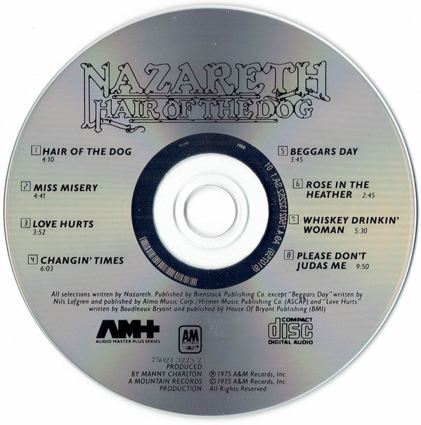 Nazareth (2) : Hair Of The Dog (CD, Album, RE)