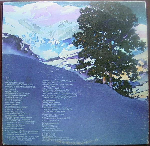John Denver : Rocky Mountain Christmas (LP, Album, RE, Gat)