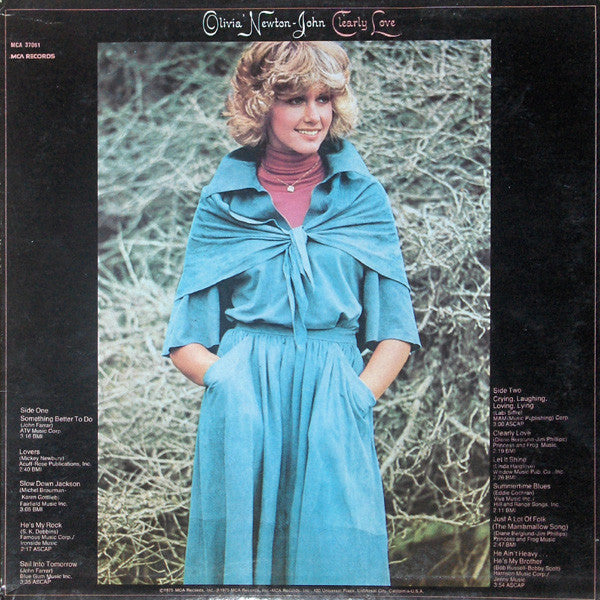 Olivia Newton-John : Clearly Love (LP, Album, RE, Pin)