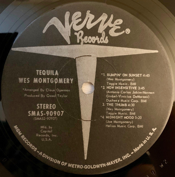 Wes Montgomery : Tequila (LP, Album, Club)