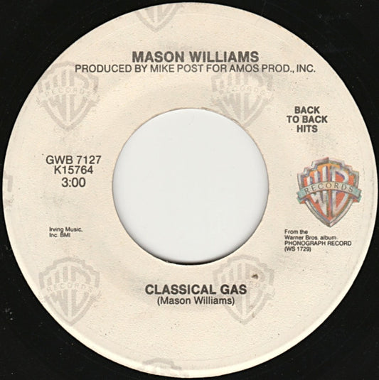 Mason Williams : Classical Gas / Baroque-A-Nova (7", RE)