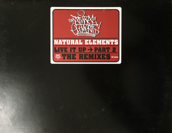 Natural Elements : Live It Up Part 2 The Remixes (12", Promo)