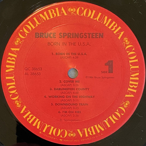 Bruce Springsteen : Born In The U.S.A. (LP, Album, Car)