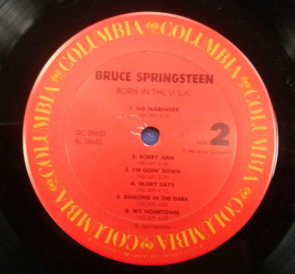 Bruce Springsteen : Born In The U.S.A. (LP, Album, Car)