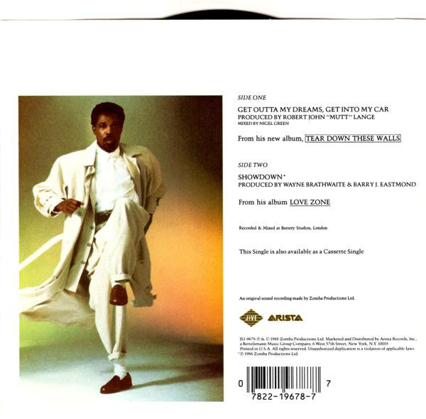 Billy Ocean : Get Outta My Dreams, Get Into My Car (7", Single, Spe)