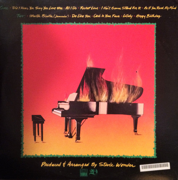 Stevie Wonder : Hotter Than July (LP, Album, Gat)