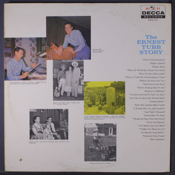 Ernest Tubb And His Texas Troubadours : The Ernest Tubb Story (2xLP, Comp, Mono, RP)