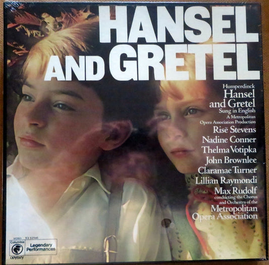 Humperdinck*, Max Rudolf Conducting The Orchestra Of The Metropolitan Opera Association*, Chorus*, Risë Stevens, Nadine Conner, Thelma Votipka, John Brownlee, Claramae Turner, Lillian Raymondo* : Hansel and Gretel (2xLP, Album, Mono, Aut + Box)