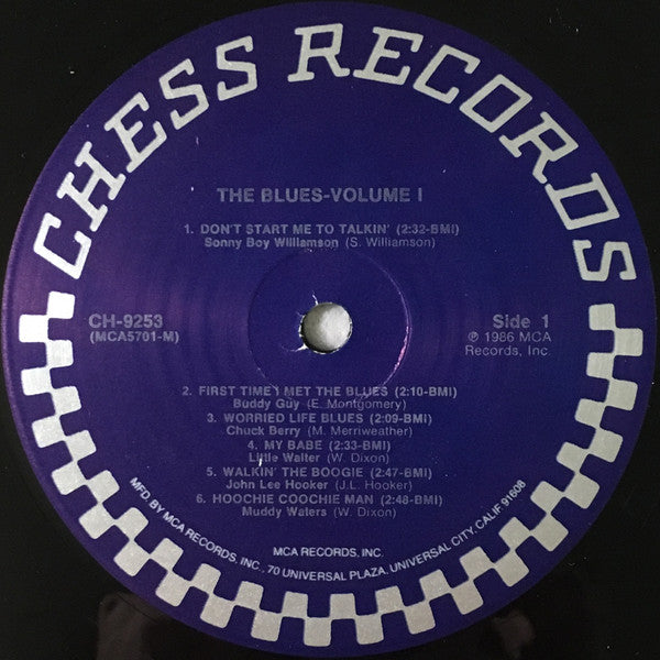 Various : The Blues Volume 1 (LP, Comp, Mono, RE)