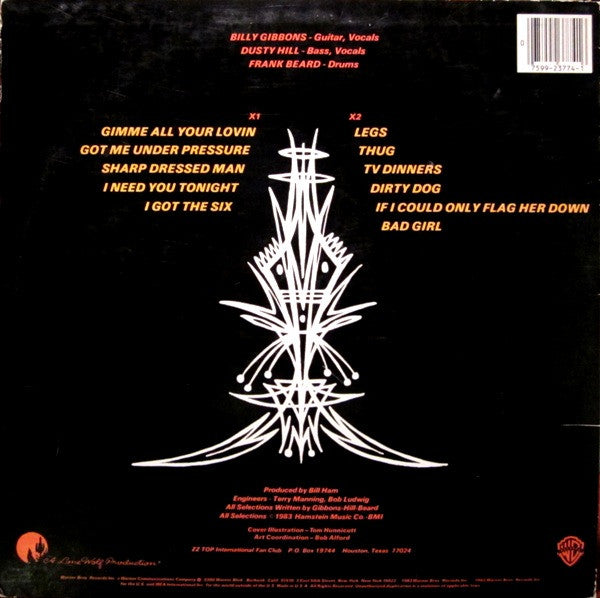 ZZ Top : Eliminator (LP, Album, RP, Jac)