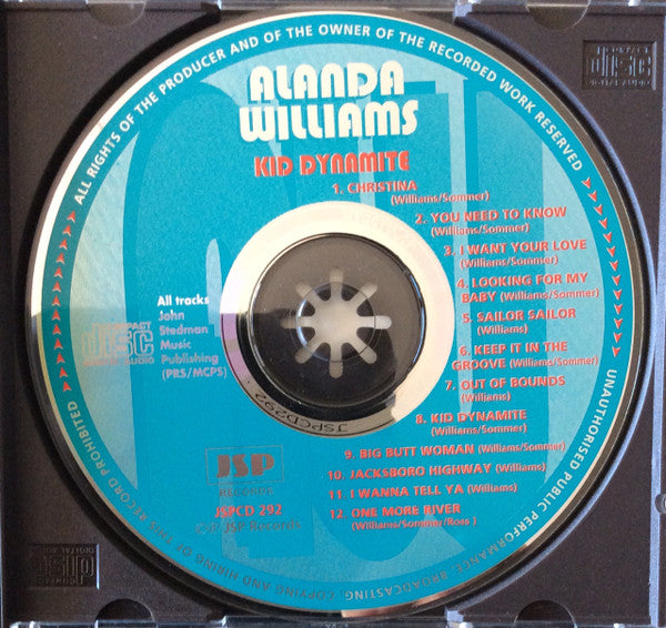 Alanda Williams : Kid Dynamite (CD, Album)