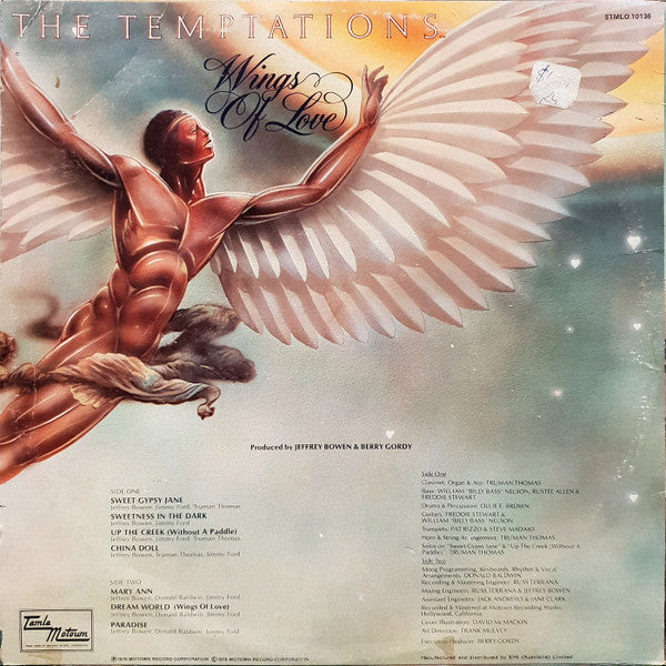 The Temptations : Wings Of Love (LP, Album)