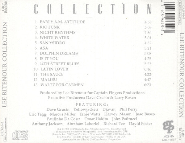 Lee Ritenour : Collection (CD, Comp)
