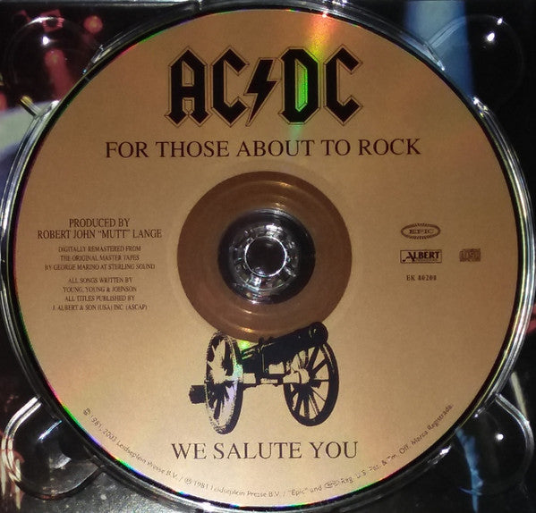 AC/DC : For Those About To Rock (We Salute You) (CD, Album, Enh, RE, RM, Dig)