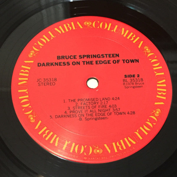 Bruce Springsteen : Darkness On The Edge Of Town (LP, Album)