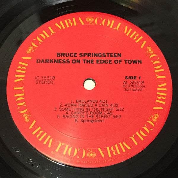 Bruce Springsteen : Darkness On The Edge Of Town (LP, Album)