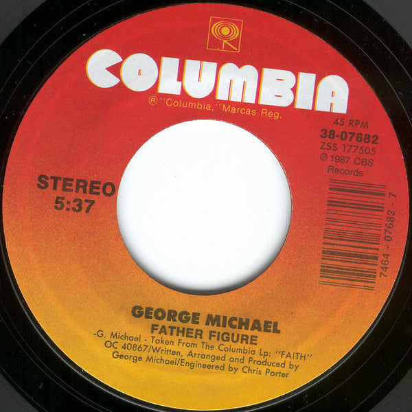 George Michael : Father Figure (7", Single, Styrene, Car)