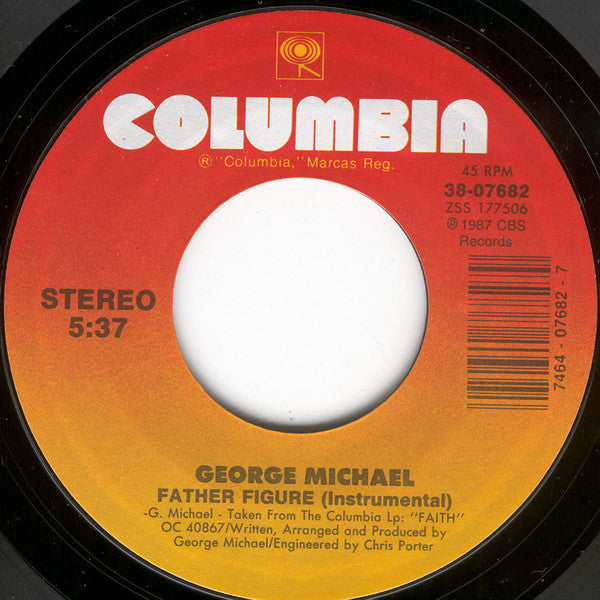 George Michael : Father Figure (7", Single, Styrene, Car)