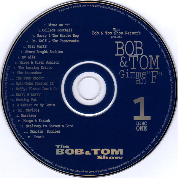 Bob & Tom : Gimme An "F" (2xCD)