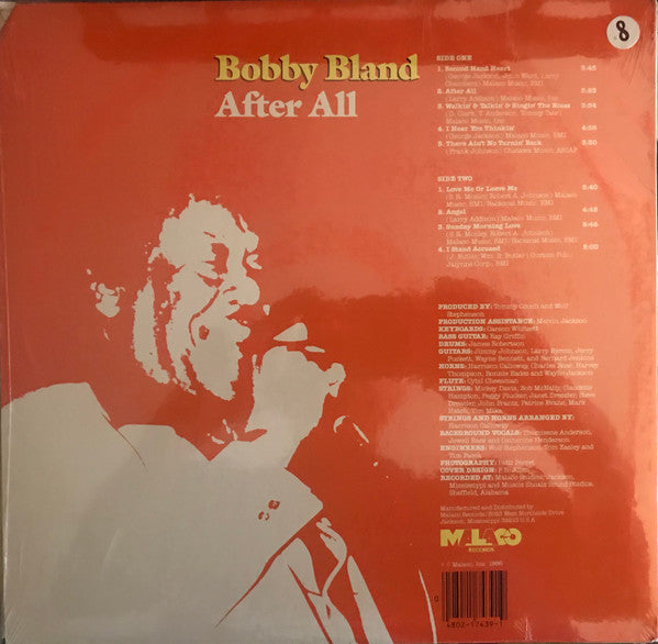 Bobby Bland : After All (LP, Album, Car)