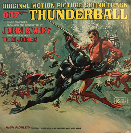 John Barry : Thunderball (Original Motion Picture Soundtrack) (LP, Album, Mono, Ter)