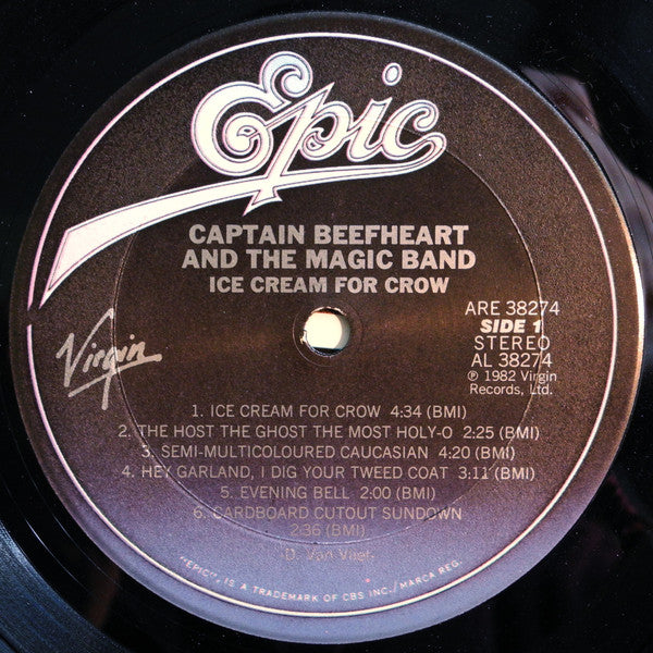 Captain Beefheart & The Magic Band : Ice Cream For Crow (LP, Album, Ter)
