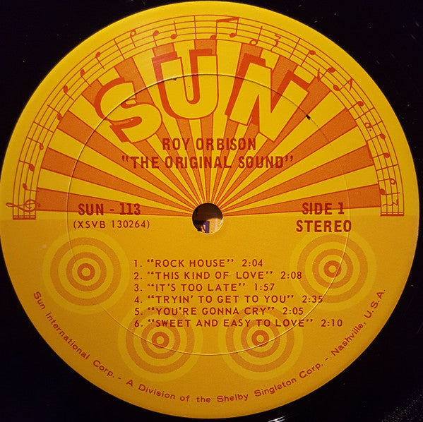 Roy Orbison : The Original Sound (LP, Album)