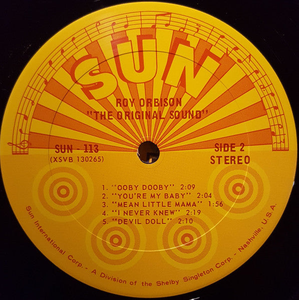 Roy Orbison : The Original Sound (LP, Album)