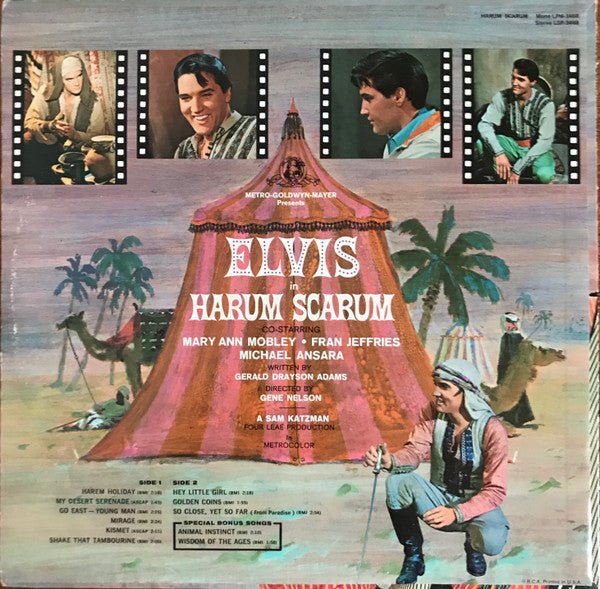 Elvis* : Harum Scarum (LP, Album, Mono, Roc)